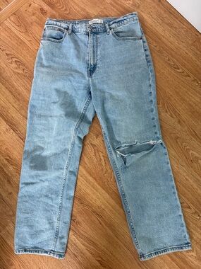 Abercrombie ankle straight ultra high rise size 30/10
